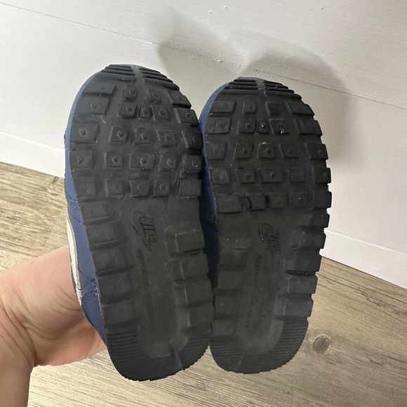 Nike Metro Plus Shoes sneakers baby infant hook and loop navy blue 6C - Picture 7 of 7